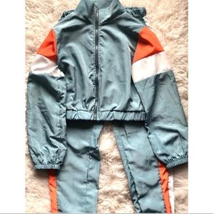 2 Piece Windbreaker Tracksuit Set